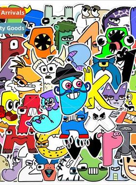 50 New Alphabet Lore Alphabet Legend Doodle Stickers Decorat