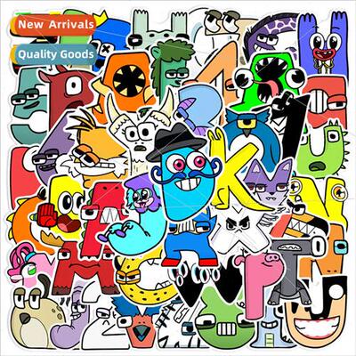 50 New Alphabet Lore Alphabet Legend Doodle Stickers Decorat