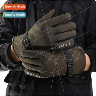 Windproof Thickened Cotton Winter Gloves Warm Cold Padd Mens
