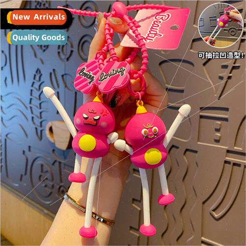 cartoon rubber Barbara dinosaur keychain changeable shape st