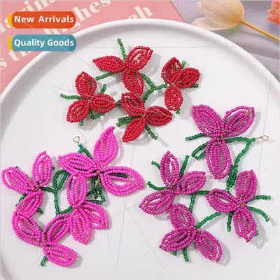 Personalized exaggerated long flower branch flower cluster d