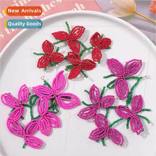 Personalized exaggerated long flower branch flower cluster d