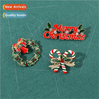 Christmas broochChristmas bellsChristmas staffOil dripping d