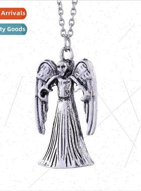 The Vanishing Weeping Angel Pendant Necklace Doctor Who Peri