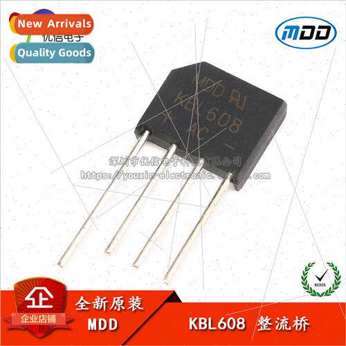 al Genuine KBL608 6A/800V Flat Bridge Rectifier Bridge Stack