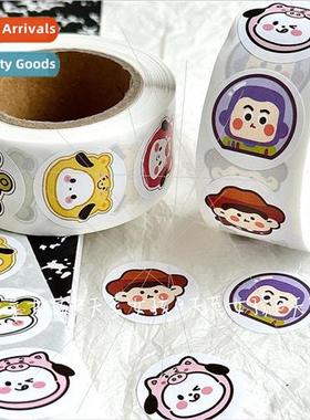 Cute Toy Story Pacha dog roll roll stickers handbook materia