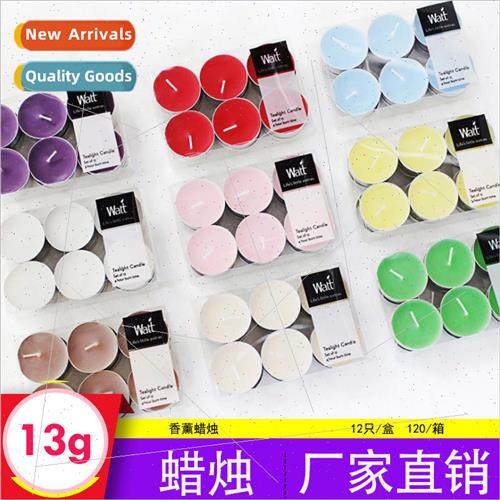 12 Aroma Candles Purple Small焟蜡烛 Scented Smoke Essential