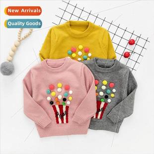and winter popcorn sweaters girls fall small Childrens new