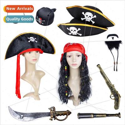 Pirate hat adult children Pirates of the Caribbean eye patch