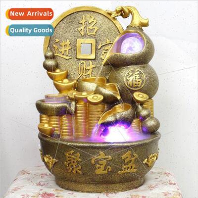 Treasure bowl feng shui wheel office opening gift rockery ru