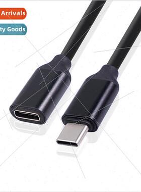 TYPE-C Male to Female Extension Cord Black PD Power Extensio