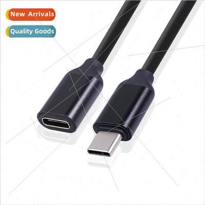 TYPE-C Male to Female Extension Cord Black PD Power Extensio