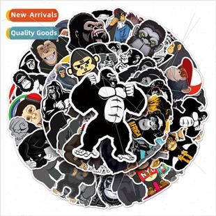 ggage Animal Stickers Creative Waterpro Scooter Orangutan