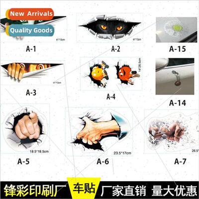 Car personalized stickers 3D digital simulation stickers bod