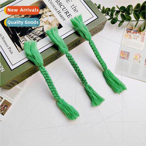 Soft wool twist braid clothing hat materials plush doll hair