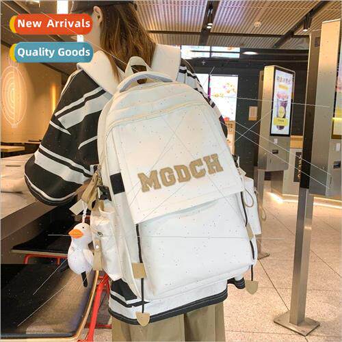 Large-capacity shoulder bag new simple fashion couple studen