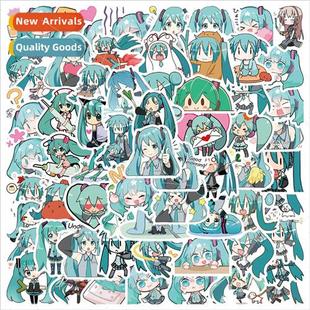 Hatsune Miku expression graffiti chibi pack stick cartoon
