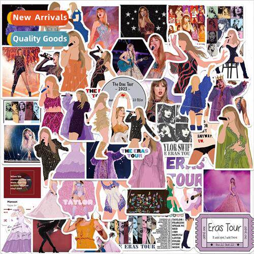 50pcs-mold era tour graffiti stickers guitar notebook luggag