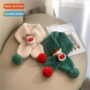 warm winter baby plush male Childrens thickened scarf
