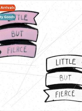 Jewelry LITTLE BUT FIERCE emblem brooch cowboy collar bag br