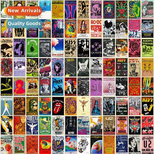 100 Stickers Classic Movie Poster Stickers Retro Nostalgia t