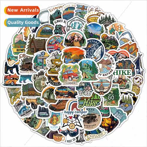 100 cartoon outdoor travel children graffiti stickers notes