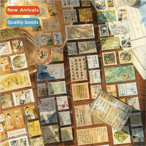 Mountains and rivers post office series of waste tape nation