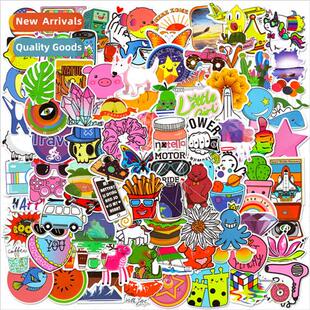 100 Mix and Match Kids Cartoon Stickers ggage Laptop Scooter