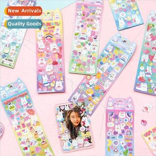 coo little stickers cute meow the milk card Attack cat