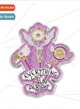 New Variety Sakura Brooch Personalized Shirt Metal Enamel Pi