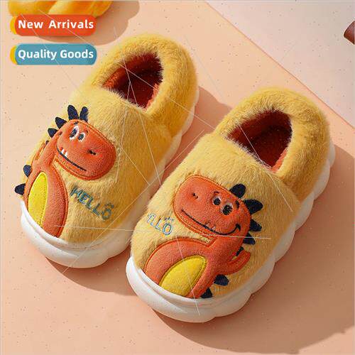 Dinosaur cotton shoes fall and winter childrens cotton slipp