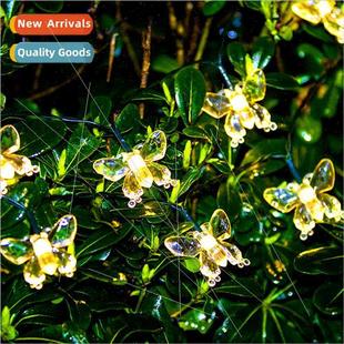 LED Butterfly Solar String Christma ghts Outdoor