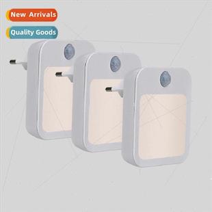 night light plug-in induction dimming light guide plate lumi