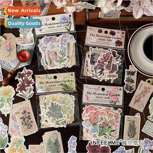 Paper Material Pack Bouquet Botanical Love Vintage Flowe