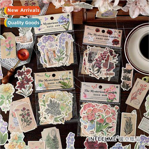 Bouquet of Love  Paper Material Pack Vintage Botanical Flowe