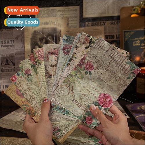 Material Paper Jersey Morning Glory Series Vintage terary Ha