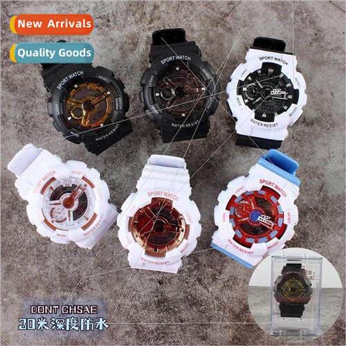 Dual movement sports electronic watch outdoor multifunctiona