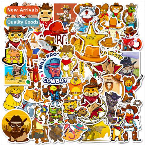 50 cartoon western series stickers new car cell phone book b