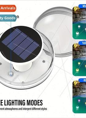 New solar water floating lights outdoor garden pond night li