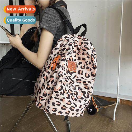 Korean fashion leopard print shoulder bag 2021 new retro fas