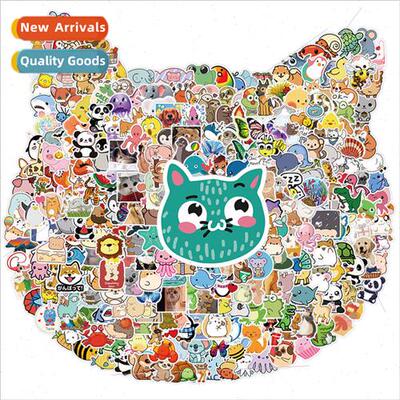 300 cartoon animal graffiti stickers decorative luggage guit