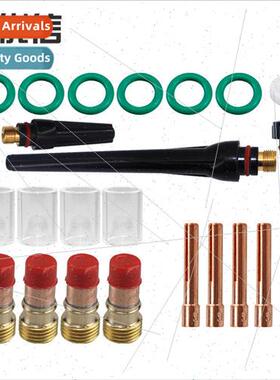 22-Piece TIG Torch Stubby Gas Lens Heat Resistant Glass Kit