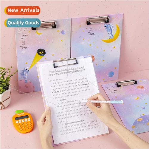 Cartoon A4 small fresh board clip paper file clipboard large