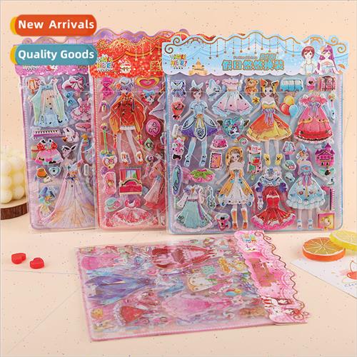 New bubble stickers double three-dimensional stickers dress