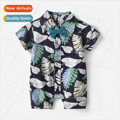 summer boys and girls baby onesie 2023 baby toddler short-sl