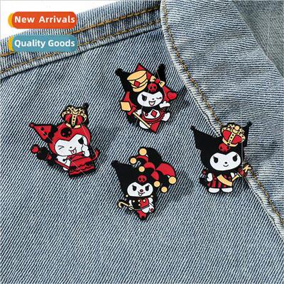 Sanrio metal badges cute quirky magician Kurome brooch stude
