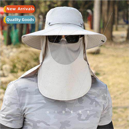 Omni-directional cap top removable sun hat mens summer outdo
