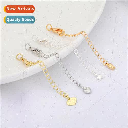 Color preservation 14K gold wrapped tail chain extension cha