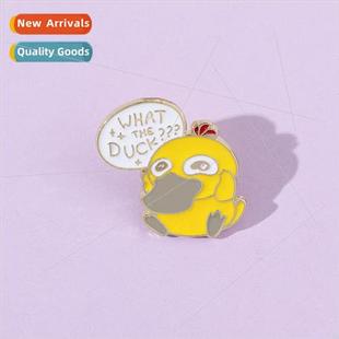 cute Koda Duck Pokémon creative badge cartoon brooch metal