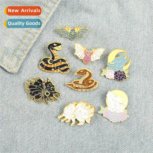 New animal brooches personalized fine design nine-tailed fox